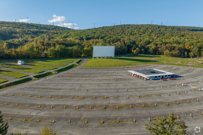 Drive up the mountain to the Circle Drive-in Theater in Dickson City for a great movie.