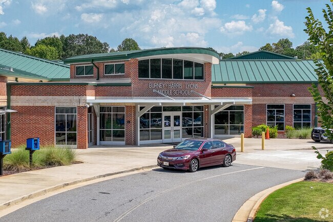 Burney-Harris-Lyons Middle School of the newest school buildings in the area.