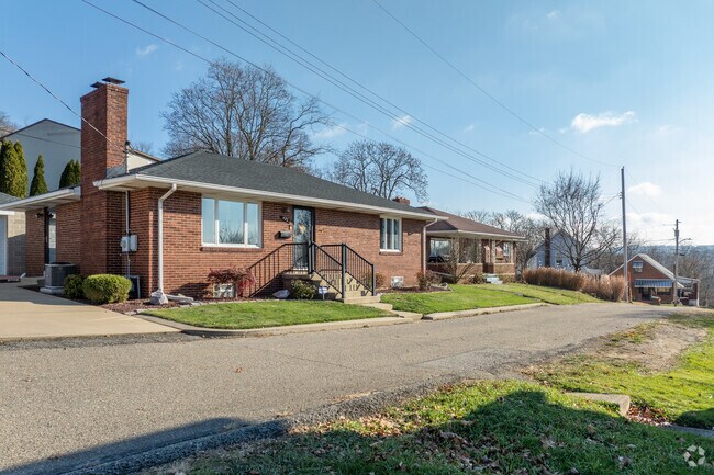 Rows of ranch style homes are in the Burrell Township area.