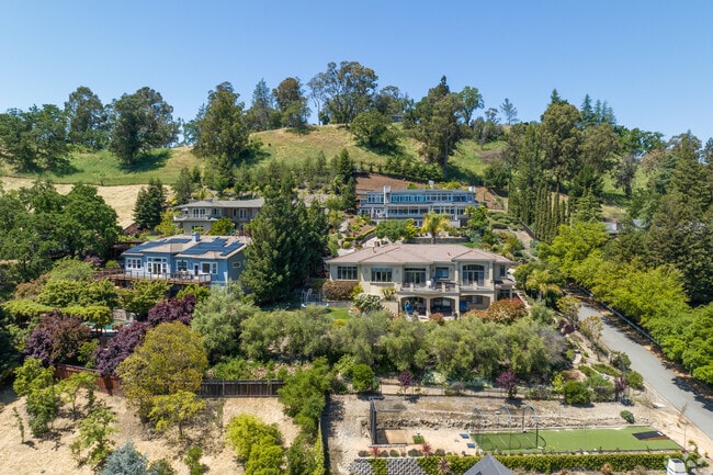 Tice Valley is full of elegance with a bit of country charm with hills and fields.