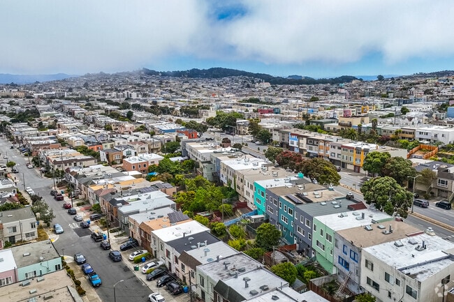 Outer Mission is a densely populated residential neighborhood.