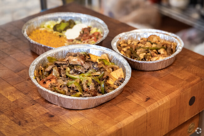 Grab some loaded nachos of fajitas at Senor Tequila.