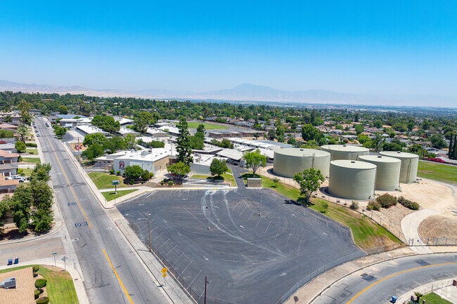 Harding Elementary offers a sprawling campus when viewed from above.