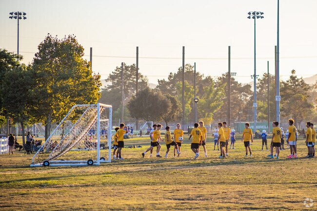 Ayala Park has excellent soccer facilities in the College Park neighborhood.