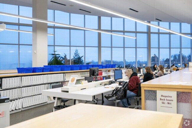 The largest library around, Great River Regional Library, is convenient to the East End.