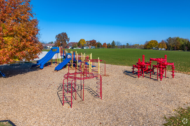 The playground at Pewaukee Lake Elementary School.