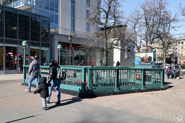 The Morningside Heights community can access the 1, 2 & 3 trains all in different locations.