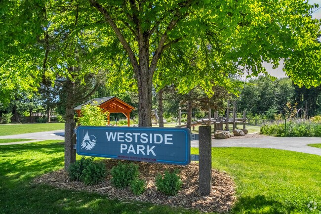 Westside Park in Overlake is a small neighborhood park with a trail, playground and more.