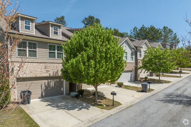You'll find two-story townhomes with two car garages in Glenrose Heights.