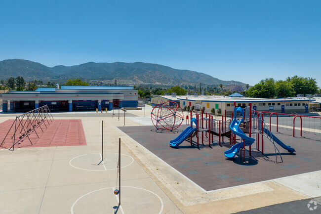 Play area at Coronita Elementary School in the city of Corona.