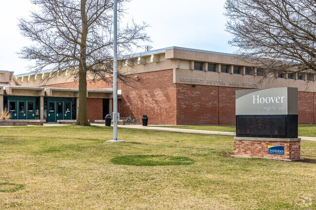 Merle Hay students attend Hoover High School on Aurora Avenue.