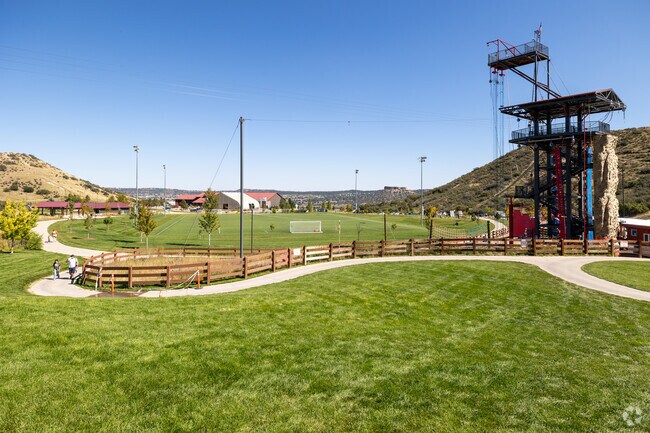 Phillip S. Miller Park has full size soccer field and plenty of space to run and play.