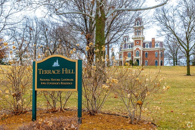 Terrace Hill Historic Site sits in the heart of Haines Park.