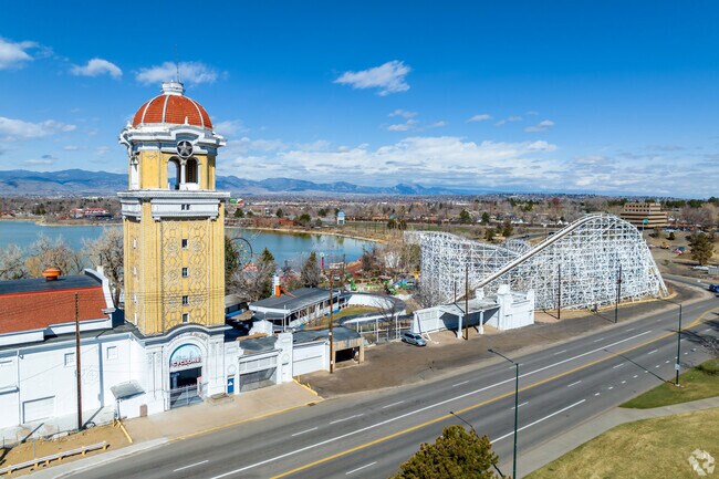 Lakeside Amusement Park near East Wheat Ridge first opened in 1908.