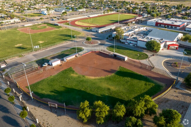 Santa Cruz Valley Union High School in Eloy is home of the Dust Devils.