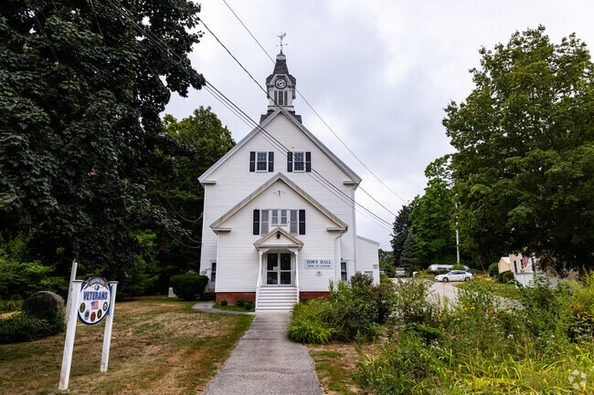 The Newton Town Hall stands at the heart of the community.
