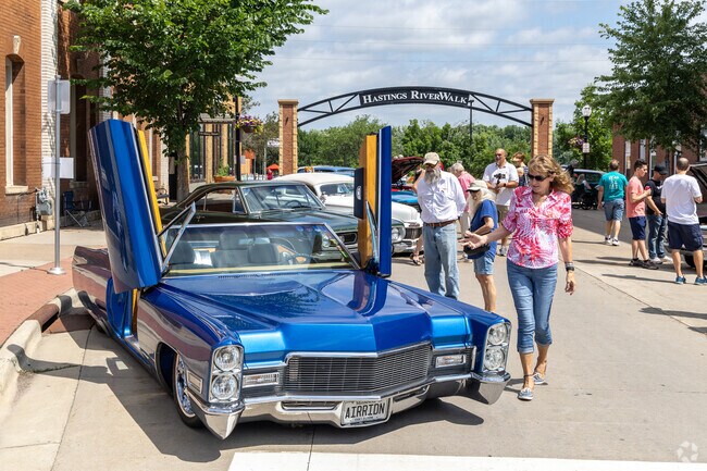 You'll see all kinds of custom builds at the Hastings Car Show near Ravenna.