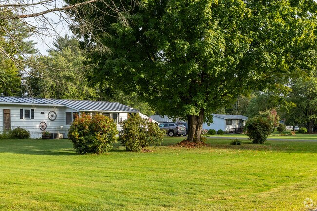 Most homes in Ascutney are tucked into beautiful landscaping.