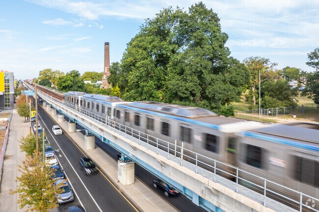 Walnut Hill is serviced by SEPTA trains at the 46th Street station.