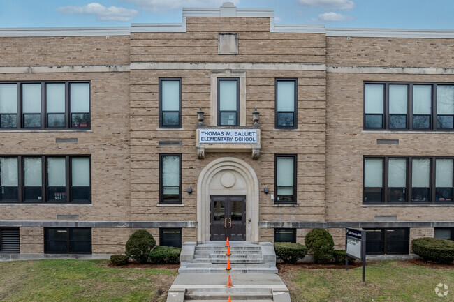 Thomas M Balliet Elementary School in Pine Point Springfield, MA.