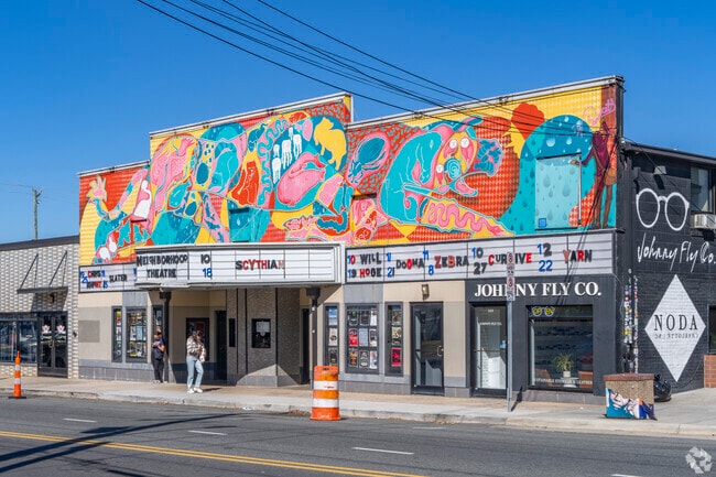 The nearby NoDa district offers fun experiences like the Neighborhood Theatre near Shannon Park.