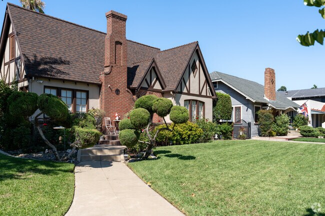 Victorian-style homes are scattered throughout the Lincoln Park District of Pomona.