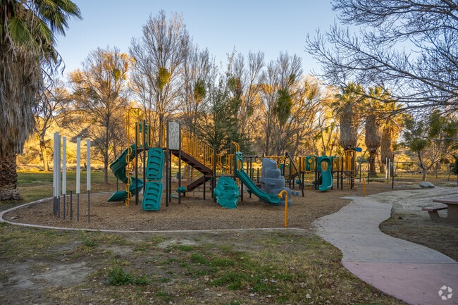 Covington Park offers outdoor fun with picnic areas and desert scenery in Morongo Valley.