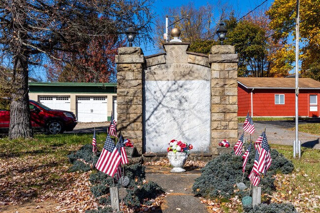 Cairnbrook Honor Roll is a memorial to the area's war veterans.