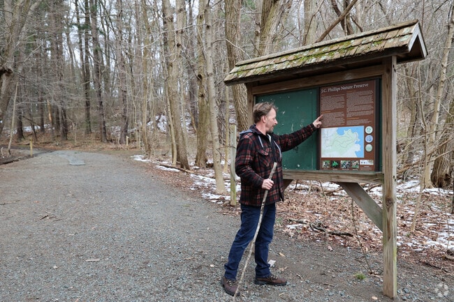 Take a hike though J.C. Phillips Nature Preserve in and discover a new view.