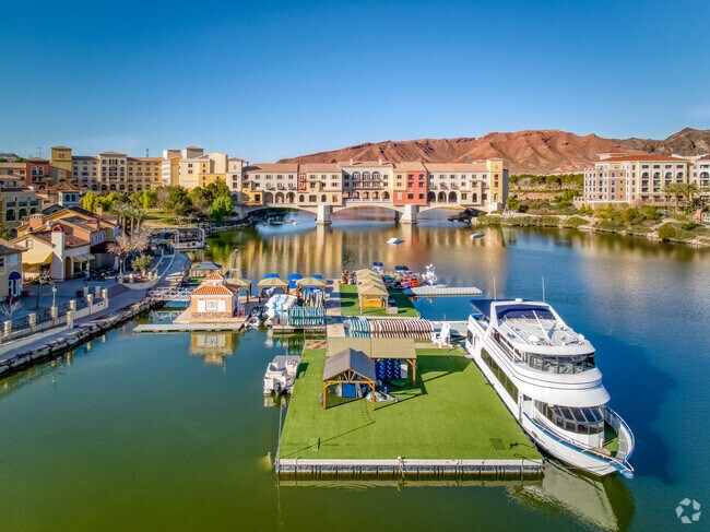 Lake Las Vegas and The Village are a popular place for dining, water activities, and a hotels.