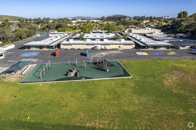 Turtleback Elementary School sporting fields in San Diego, CA.