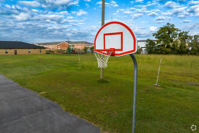 Shoot some hoops at Trinity Lutheran Elementary School.