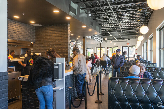 You can dine in, sit at the bar, or order take out from Bankhead Seafood.