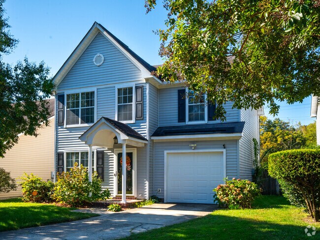 Two-story, one-car garage homes are found throughout Sedgefield.