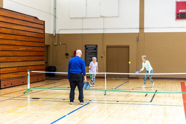 Collett Street Recreation Center is a great spot for pickleball or other activities.