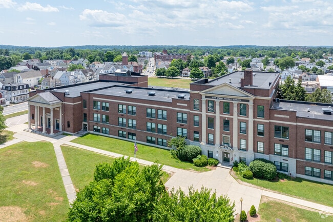 The Elm Street Middle School in downtown Nashua, NH.