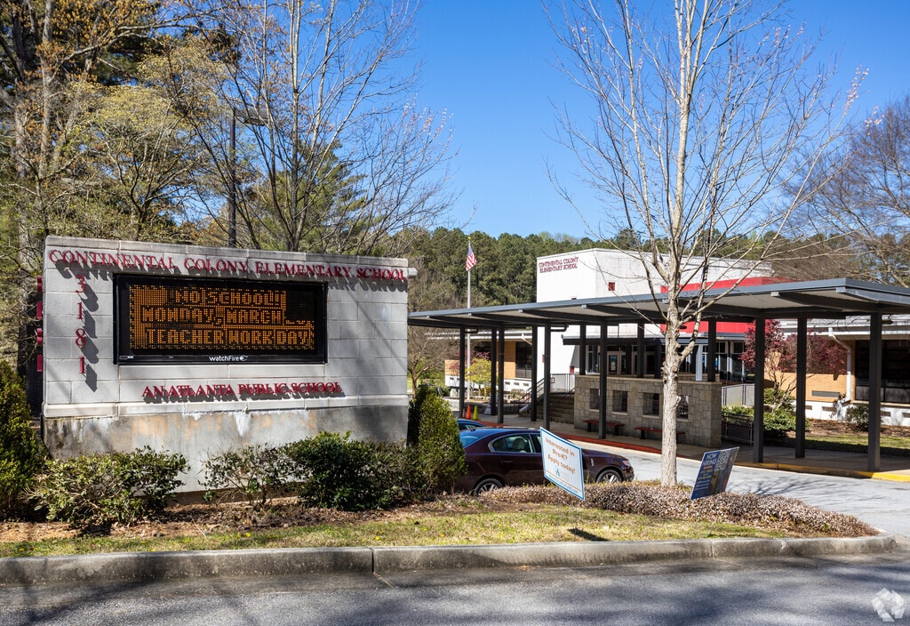 Continental Colony Elementary Sign
