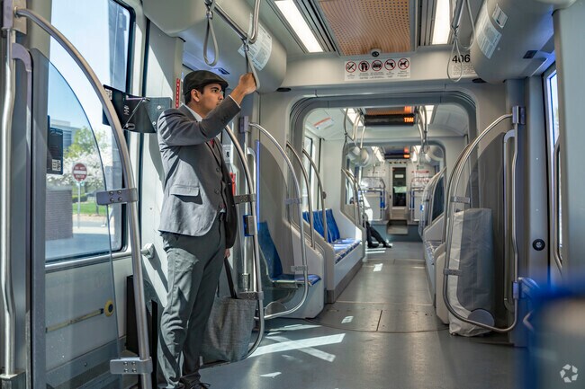 The CATS Blue Line park and ride offers car free visits to Uptown.