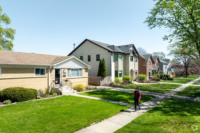Take a refreshing stroll along the well maintained sidewalks of Hatlen Heights.