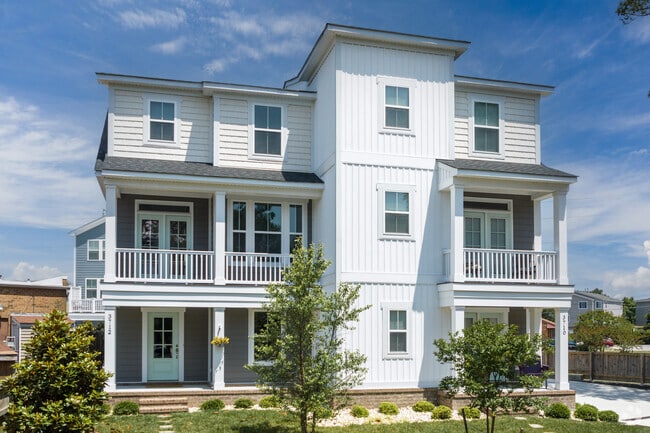 Three story newly built home in the Ocean Park neighborhood of Virginia Beach.