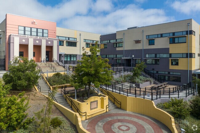 Glenview Elementary School has around 460 students enrolled and is great school.