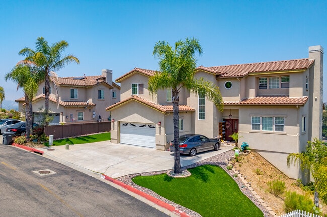 Larger hilltop homes in Granite Hills offer breathtaking views of open space.