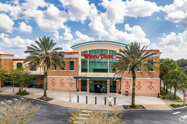 Residents of the Village of Saint James do their grocery shopping at the Winn-Dixie.