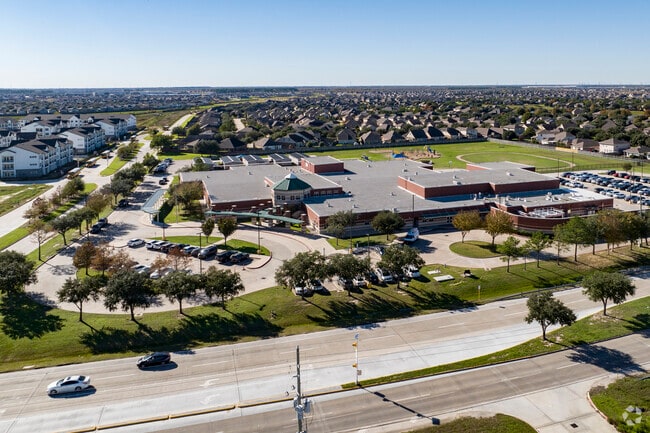 The campus of Andre Elementary School sits on the corner of Fry Road in Cypress Springs.
