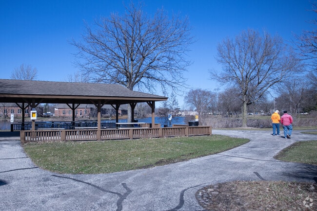 Jaycee Memorial Park in Cary is a great place to go for a walk, bike rdie, or dog walk.