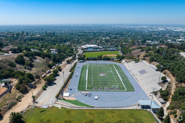 Football Stadium at Whittier College.