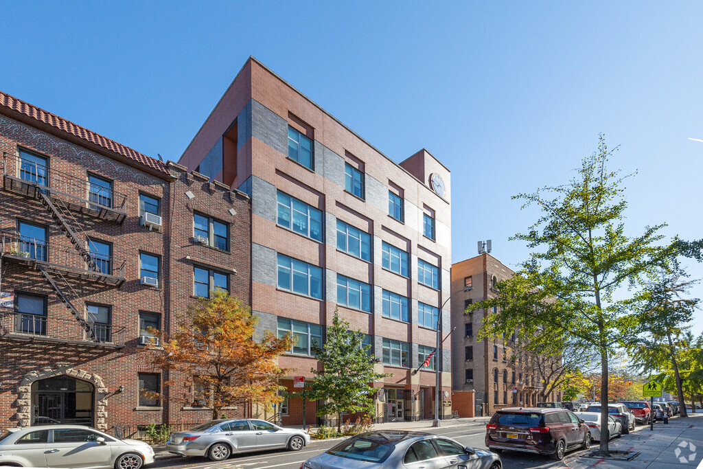 The Children's Lab School in Queens sports a modern facade.