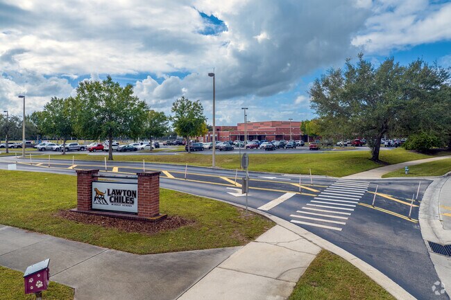 Lawton Chiles Middle School is located on Live Oak Reserve in Oviedo, Florida.