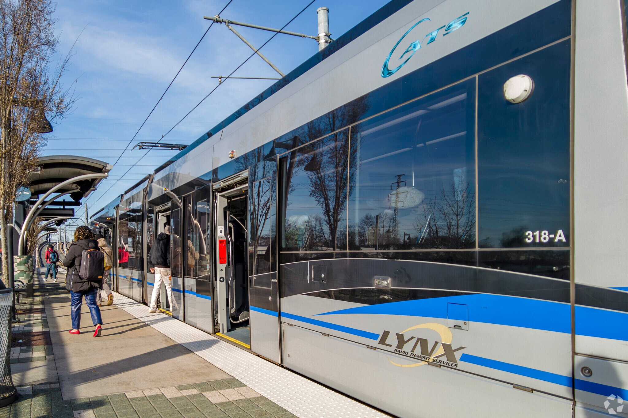 Ashebrook-Clawson Village residents have convenient access to the CATS transit system.