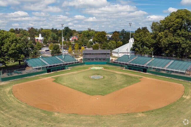 The 13-acre Fireman's Field park is located in the heart of the Purcellville Historic District.